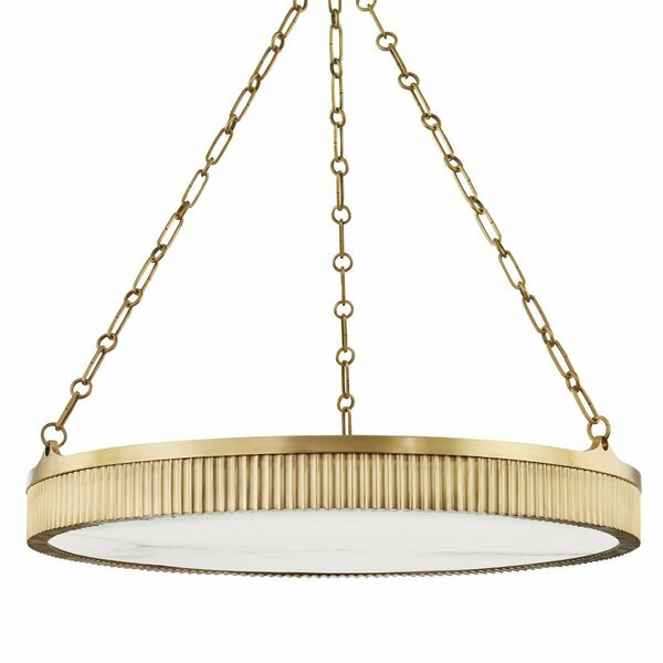 Hudson Valley 8 Light Pendant 532-AGB